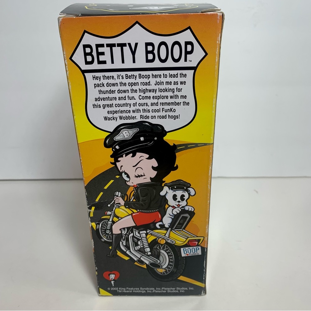 Funko Betty “Biker” Boop Wacky Wobbler. collectible Betty Boop bobble head - Picture 5 of 15
